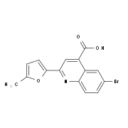 6-Bromo-2-(5-methyl-2-furyl)quinoline-4-carboxylic acid