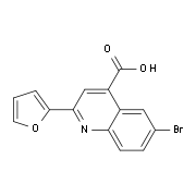 6-Bromo-2-(2-furyl)quinoline-4-carboxylic acid