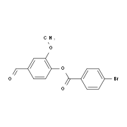 4-Formyl-2-methoxyphenyl 4-bromobenzoate