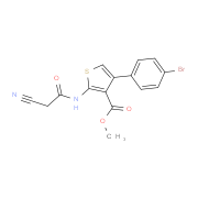 Methyl 4-(4-bromophenyl)-2-[(cyanoacetyl)amino]-thiophene-3-carboxylate