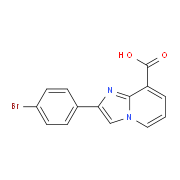 2-(4-Bromophenyl)imidazo[1,2-a]pyridine-8-carboxylic acid