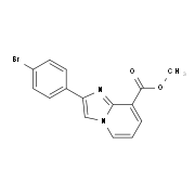 Methyl 2-(4-bromophenyl)imidazo[1,2-a]pyridine-8-carboxylate