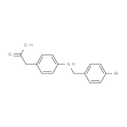 {4-[(4-Bromobenzyl)amino]phenyl}acetic acid