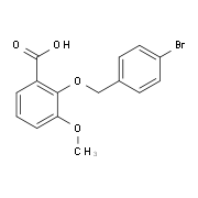 2-[(4-Bromobenzyl)oxy]-3-methoxybenzoic acid