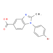 1-(4-Bromophenyl)-2-methyl-1H-benzimidazole-5-carboxylic acid