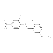 1-{4-[(2-Bromo-5-methoxybenzyl)oxy]-3-fluorophenyl}-1-ethanone