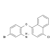 5-Bromo-2-[(4-chloro-1-naphthyl)oxy]aniline