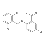 5-Bromo-2-[(2,6-dichlorobenzyl)oxy]benzoic acid
