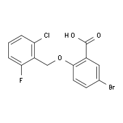 5-Bromo-2-[(2-chloro-6-fluorobenzyl)oxy]-benzoic acid