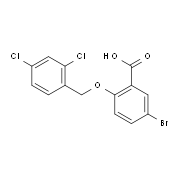 5-Bromo-2-[(2,4-dichlorobenzyl)oxy]benzoic acid