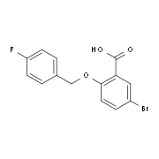 5-Bromo-2-[(4-fluorobenzyl)oxy]benzoic acid