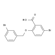 5-Bromo-2-[(3-bromobenzyl)oxy]benzoic acid