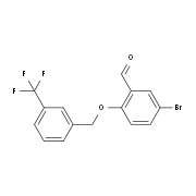 5-Bromo-2-{[3-(trifluoromethyl)benzyl]-oxy}benzaldehyde