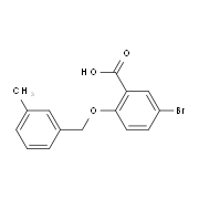 5-Bromo-2-[(3-methylbenzyl)oxy]benzoic acid