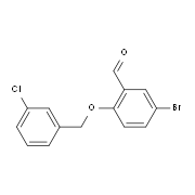 5-Bromo-2-[(3-chlorobenzyl)oxy]benzaldehyde