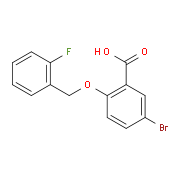 5-Bromo-2-[(2-fluorobenzyl)oxy]benzoic acid