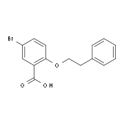 5-Bromo-2-(phenethyloxy)benzoic acid