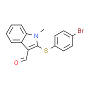 2-[(4-Bromophenyl)sulfanyl]-1-methyl-1H-indole-3-carbaldehyde