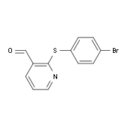 2-[(4-Bromophenyl)sulfanyl]nicotinaldehyde