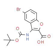 5-Bromo-3-[(tert-butoxycarbonyl)amino]-1-benzofuran-2-carboxylic acid