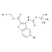 Ethyl 5-bromo-3-[(tert-butoxycarbonyl)amino]-1-benzofuran-2-carboxylate