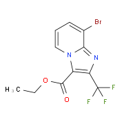 Ethyl 8-bromo-2-(trifluoromethyl)imidazo[1,2-a]pyridine-3-carboxylate