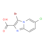 3-Bromo-6-chloroimidazo[1,2-a]pyridine-2-carboxylic acid