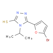 5-(5-Bromo-2-furyl)-4-isopropyl-4H-1,2,4-triazole-3-thiol
