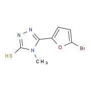 5-(5-Bromo-2-furyl)-4-methyl-4H-1,2,4-triazole-3-thiol