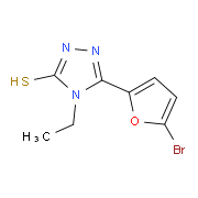 5-(5-Bromo-2-furyl)-4-ethyl-4H-1,2,4-triazole-3-thiol