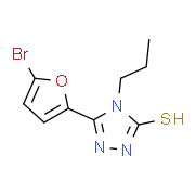 5-(5-Bromo-2-furyl)-4-propyl-4H-1,2,4-triazole-3-thiol