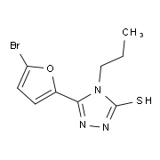 5-(5-Bromo-2-furyl)-4-propyl-4H-1,2,4-triazole-3-thiol