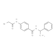 4-[(2-Bromoacetyl)amino]-N-(1-phenylethyl)-benzamide