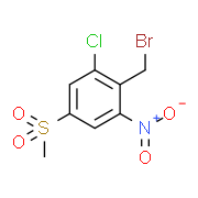 2-(Bromomethyl)-1-chloro-5-(methylsulfonyl)-3-nitrobenzene