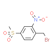 1-(Bromomethyl)-4-(methylsulfonyl)-2-nitrobenzene