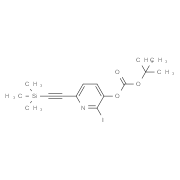 tert-Butyl 2-iodo-6-((trimethylsilyl)ethynyl)-pyridin-3-yl carbonate