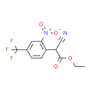 Ethyl α-cyano-2-nitro-4-(trifluoromethyl)phenyl-acetate
