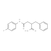 2-Benzyl-N-(4-fluoro-phenyl)-succinamic acid