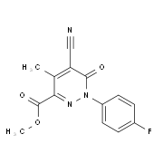 Methyl 5-cyano-1-(4-fluorophenyl)-4-methyl-6-oxo-1,6-dihydro-3-pyridazinecarboxylate