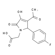 [3-Acetyl-2-(4-fluoro-phenyl)-4-hydroxy-5-oxo-2,5-dihydro-pyrrol-1-yl]-acetic acid