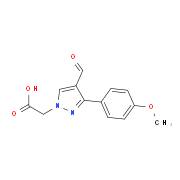 [4-Formyl-3-(4-methoxyphenyl)-1H-pyrazol-1-yl]-acetic acid