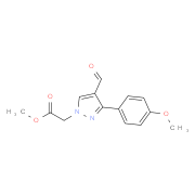 Methyl [4-formyl-3-(4-methoxyphenyl)-1H-pyrazol-1-yl]acetate