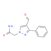 2-(4-Formyl-3-phenyl-1H-pyrazol-1-yl)acetamide