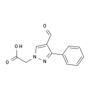 (4-Formyl-3-phenyl-1H-pyrazol-1-yl)acetic acid