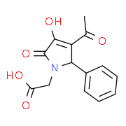 (3-Acetyl-4-hydroxy-5-oxo-2-phenyl-2,5-dihydro-pyrrol-1-yl)acetic acid