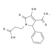 3-(3-Acetyl-4-hydroxy-5-oxo-2-phenyl-2,5-dihydro-pyrrol-1-yl)-propionic acid