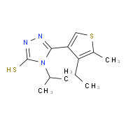 5-(4-Ethyl-5-methylthien-3-yl)-4-isopropyl-4H-1,2,4-triazole-3-thiol