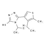 5-(4-Ethyl-5-methylthien-3-yl)-4-isopropyl-4H-1,2,4-triazole-3-thiol