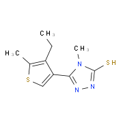 5-(4-Ethyl-5-methylthien-3-yl)-4-methyl-4H-1,2,4-triazole-3-thiol