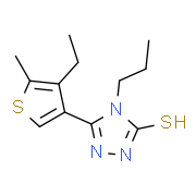 5-(4-Ethyl-5-methylthien-3-yl)-4-propyl-4H-1,2,4-triazole-3-thiol